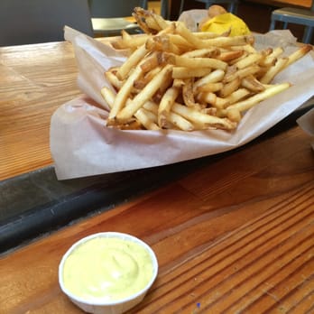 Fiamma Burger - Curry mayo and fries!!! - Burgers Near Me - Bellingham, Washington