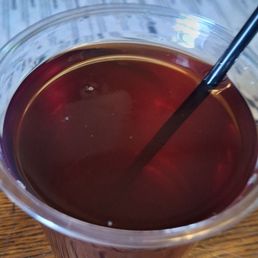 Ants floating in my tea and no ice Ants floating in my tea and no ice