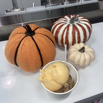 The Ice Cream Shop - Pumpkin 7/10, Coffee Cookies 9/10 - Ice Cream & Frozen Yogurt Near Me - Glendora, California
