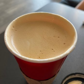 June's Place - PERFECT foam. Hazelnut latte - Desserts Near Me - Rexburg, Idaho