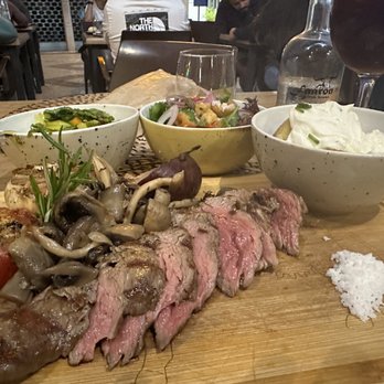 Faaron Steakhouse - Faaron steak, with grilled veggies, baked potato and sangria - so good! - Steakhouses Near Me - Faro, 08