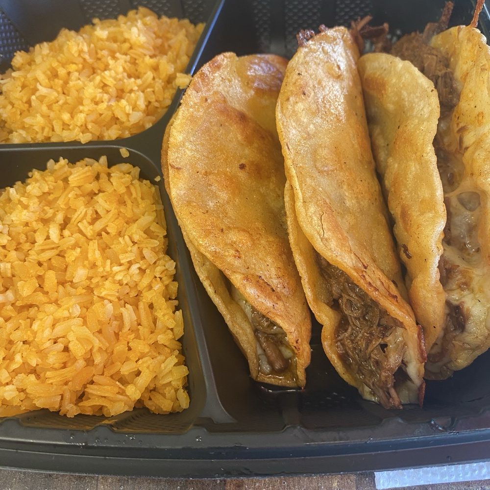 La Birria House - Double rice with no beans lunch taco special. - Mexican Near Me - Monterey Park, California La Birria House - Double rice with no beans lunch taco special. - Mexican Near Me - Monterey Park, California