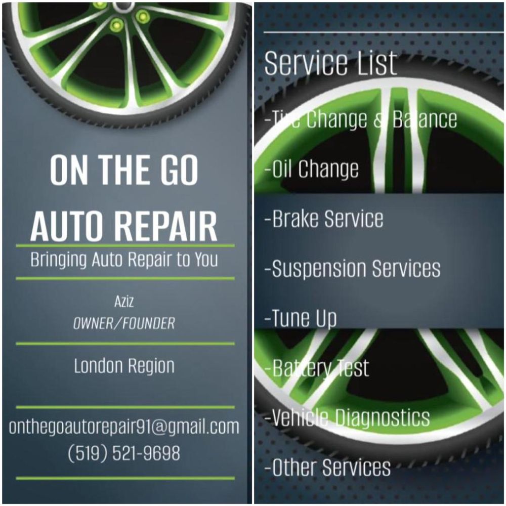 ON THE GO AUTO REPAIR - Updated July 2026 - London, Ontario - Auto ...