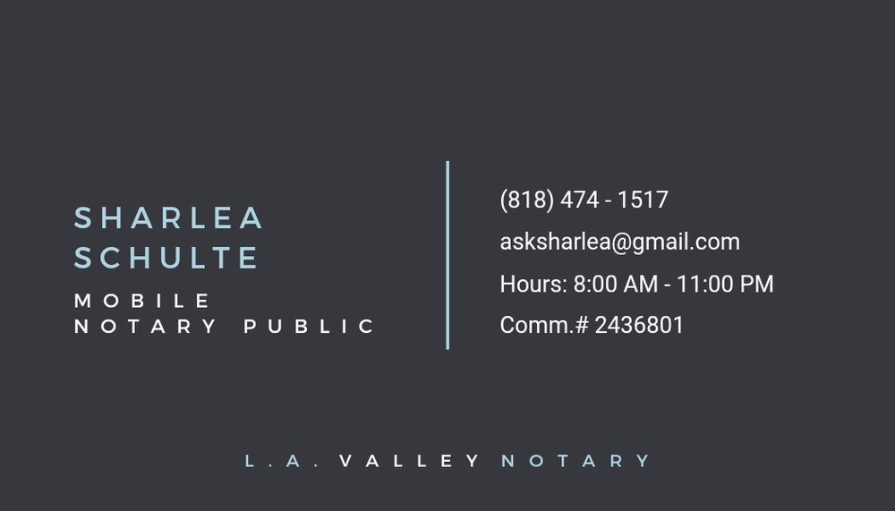 L A VALLEY NOTARY Updated April 2024 Request a Quote Los Angeles