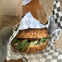 Bloom Bistro & Grocery - BLT on garlic and onion