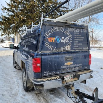 Buckles HVAC Solutions - Our Service truck - Heating & Air Conditioning/HVAC Near Me - Genoa, Wisconsin Buckles HVAC Solutions - Our Service truck - Heating & Air Conditioning/HVAC Near Me - Genoa, Wisconsin