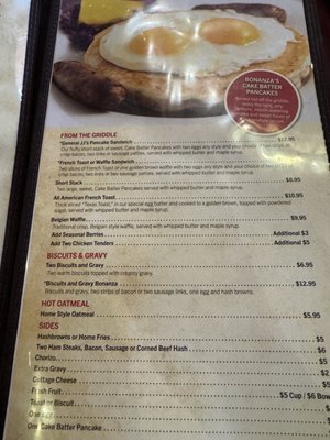 Menu photo 1 Branding Iron Cafe Reno, NV
