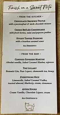 Menu photo 4 Cattlemen’s Steakhouse Sac City, IA