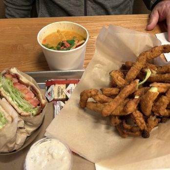 The Original Tops - Chicken Tortilla Soup, Fried Small Zucchini Sticks, The BLT - Burgers Near Me - Pasadena, California