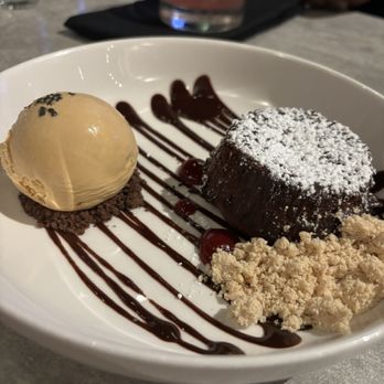 Sushi Pop - Chocolate lava cake with sea salt caramel ice cream - Sushi Bars Near Me - Oviedo, Florida Sushi Pop - Chocolate lava cake with sea salt caramel ice cream - Sushi Bars Near Me - Oviedo, Florida