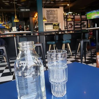 The Filling Station - Water and the bar. - American Near Me - Bellingham, Washington