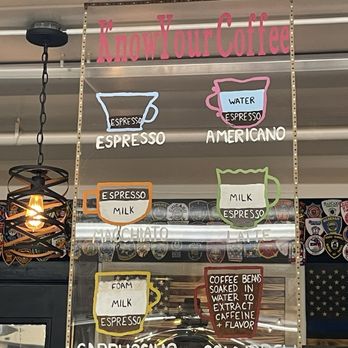 Red White & Brew Coffeehouse - Inside of coffee shop - Coffee & Tea Near Me - Warwick, Rhode Island