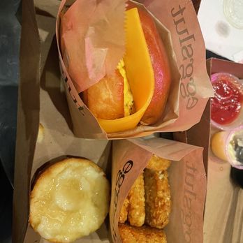 Eggslut - Fairfax, hash browns, Buttermilk Biscuit - Breakfast & Brunch Near Me - Las Vegas, Nevada
