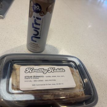 Healthy Habits Meal Prep - Steak burrito - Food Delivery Services Near Me - San Jose, California