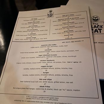 The Black Cat - Yummy Options! - New American Near Me - Los Angeles, California