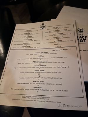 Menu photo 3 The Black Cat Los Angeles, CA