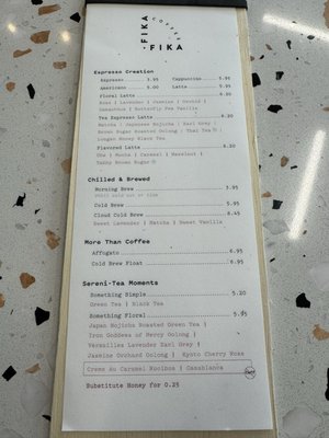Menu photo 2 Fika Fika Coffee Los Angeles, CA Menu photo 2 Fika Fika Coffee Los Angeles, CA