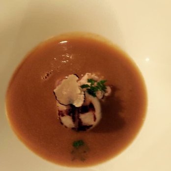 Auberge du Pommier - Lobster bisque - French Near Me - Toronto, Ontario Auberge du Pommier - Lobster bisque - French Near Me - Toronto, Ontario