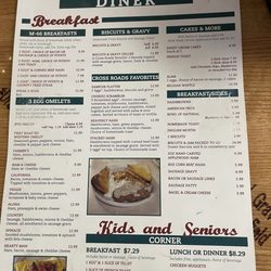 Cross Roads Diner - Menu 2