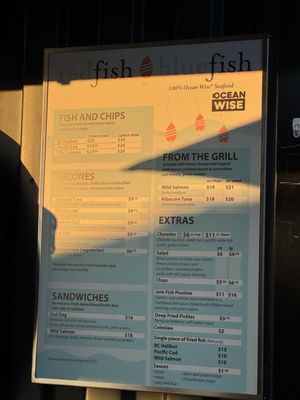 Menu photo 8 Red Fish Blue Fish Victoria, BC Menu photo 8 Red Fish Blue Fish Victoria, BC