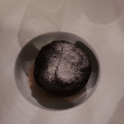 Il Consiglio di Sicilia - Tortino al cioccolato di Modica su salsa di arancia