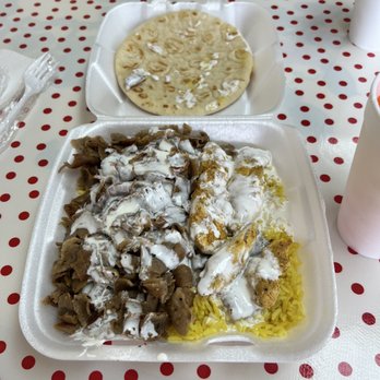 Sam's Gyros - Lamb Beef & Chicken over rice - Middle Eastern Near Me - Louisville, Kentucky