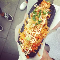 Food Festival Vienna - Hot dog mit Kimchi und Bulgogi