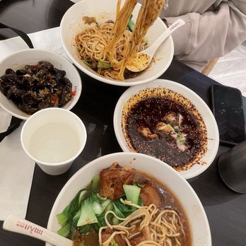 Mian - Pork belly noodle. Chicken gizzard noodle. Black fungus. Hot and sour chaushou - Noodles Near Me - Costa Mesa, California