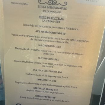 Birra & Empanadas - Cocktail Bars Near Me - San Juan, Puerto Rico