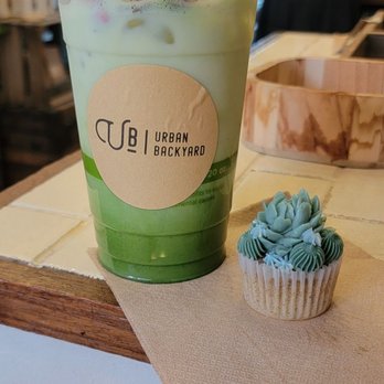Urban Backyard - Rose Matcha Latte, Earl Grey Succulent Cupcake - Coffee & Tea Near Me - New York, New York Urban Backyard - Rose Matcha Latte, Earl Grey Succulent Cupcake - Coffee & Tea Near Me - New York, New York