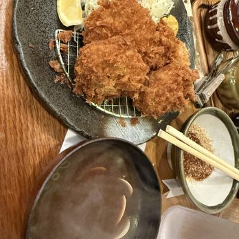Tonkatsu Tamafuji - Oyster pork combo - Japanese Near Me - Honolulu, Hawaii Tonkatsu Tamafuji - Oyster pork combo - Japanese Near Me - Honolulu, Hawaii