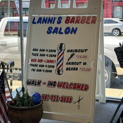 Lanni's Barber Salon - Current hours and prices 6/4/2024