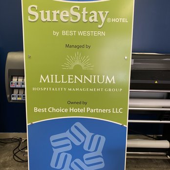 Aly Printing - Reception Desk / Front Desk sign with PVC and Acrylic letters - Graphic Design Near Me - Norcross, Georgia