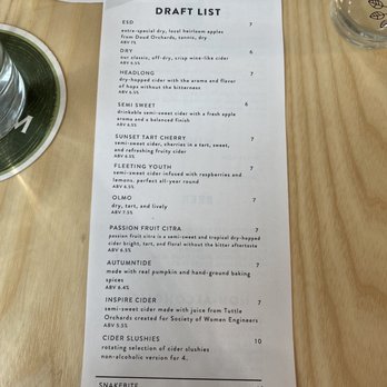Ash & Elm Cider - Draft list, front - Cideries Near Me - Indianapolis, Indiana Ash & Elm Cider - Draft list, front - Cideries Near Me - Indianapolis, Indiana