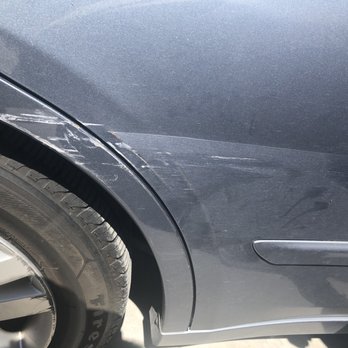 Hadley Auto Body - You can see old damage rust and white paint new damage! - Auto Repair Near Me - Whittier, California Hadley Auto Body - You can see old damage rust and white paint new damage! - Auto Repair Near Me - Whittier, California