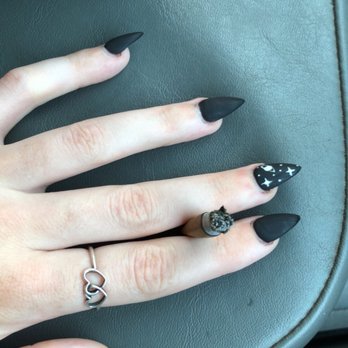 Posh Nails And Spa - This is my nails the first time she did them and she said that I paid for Long nails. - Nail Salons Near Me - La Vernia, Texas Posh Nails And Spa - This is my nails the first time she did them and she said that I paid for Long nails. - Nail Salons Near Me - La Vernia, Texas