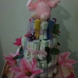 Ruth and Sean's Gift Baskets - Diaper Cake