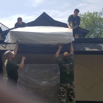 Major Move - Sometimes the roof is your best bet. At Ease! - Movers Near Me - Etobicoke, Ontario Major Move - Sometimes the roof is your best bet. At Ease! - Movers Near Me - Etobicoke, Ontario