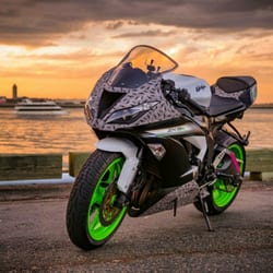 Soflo Concepts - Custom Lime Green Powder Coated Wheels