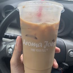 Large brown sugar cinnamon iced coffee with oat milk Large brown sugar cinnamon iced coffee with oat milk