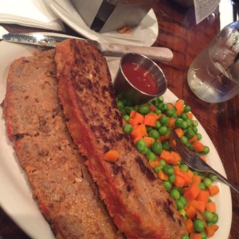 The Committed Pig - The Meat Loaf without gravy with a side of waffle fries- didn't even need the gravy it was so moist! - Breakfast & Brunch Near Me - Manasquan, New Jersey