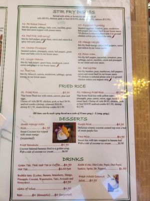 Menu photo 2 Thai Mekong Graham, WA