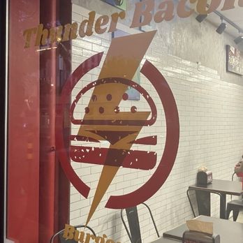 Thunder Bacon Burger - Thunder Bacon Burger Co. Sign - Burgers Near Me - Tucson, Arizona Thunder Bacon Burger - Thunder Bacon Burger Co. Sign - Burgers Near Me - Tucson, Arizona