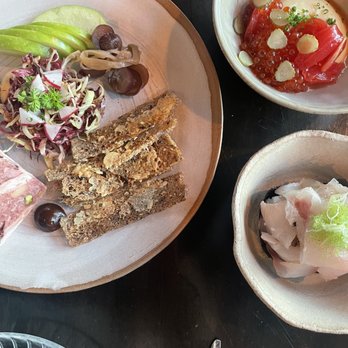 Bon Mot - Pate, fluffy sweet potato, crudo - Korean Near Me - Cupertino, California Bon Mot - Pate, fluffy sweet potato, crudo - Korean Near Me - Cupertino, California