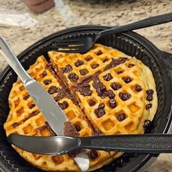 Waffle House - Chocolate chip waffle - Breakfast & Brunch Near Me - Raceland, Louisiana Waffle House - Chocolate chip waffle - Breakfast & Brunch Near Me - Raceland, Louisiana