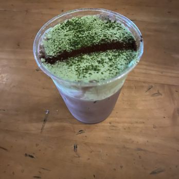 Memorylook - Chocolate drink with matcha foam - Coffee & Tea Near Me - Los Angeles, California