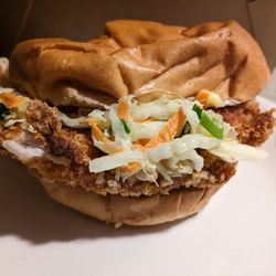 The Fat Rooster - The Fat Rooster chicken sandwich!