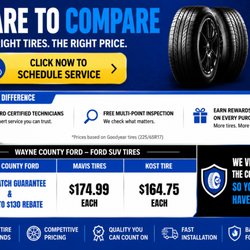 Wayne County Ford - We price match any local tire quote!