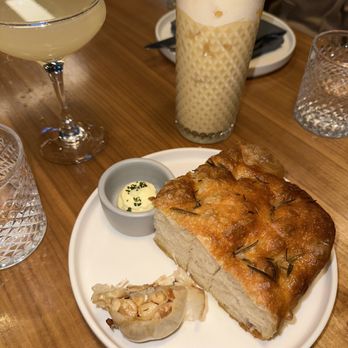 Saltbreaker - Focaccia, boozy orange and cream - Cocktail Bars Near Me - Alameda, California