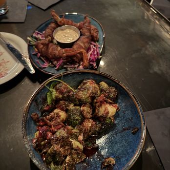 The Parish - Bacon wrapped frog legs and black and blue brussel sprouts both were great. Also try the hush puppies - Gastropubs Near Me - Tucson, Arizona The Parish - Bacon wrapped frog legs and black and blue brussel sprouts both were great. Also try the hush puppies - Gastropubs Near Me - Tucson, Arizona
